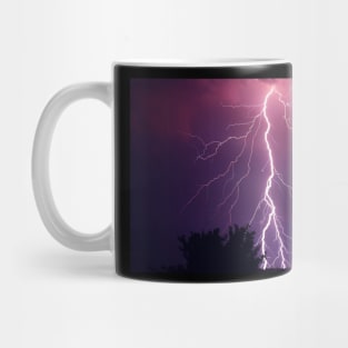 Lightning at Night Mug